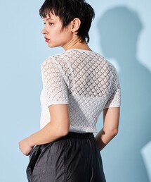 CITEN（シテン）の「＜CITEN＞レース編み ニット プルオーバー（ニット/セーター）」
