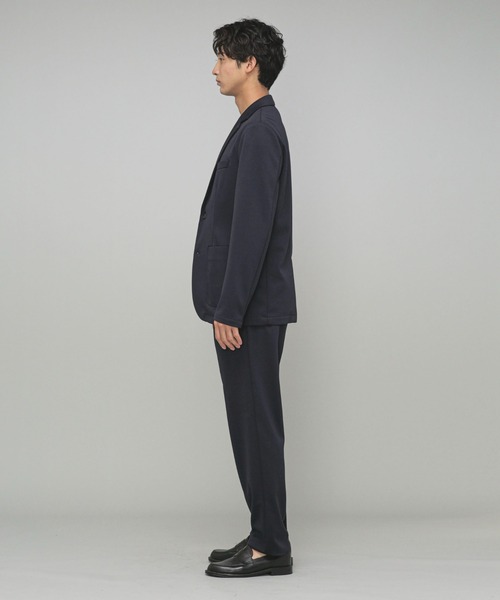 NANO universe（ナノユニバース）の「ポリエステルダンボール セットアップ / ジャケット＆パンツ（セットアップ・メンズ・ネイビー/チャコール・L/M/S）」の15枚目の写真