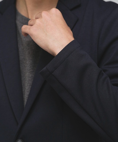 NANO universe（ナノユニバース）の「ポリエステルダンボール セットアップ / ジャケット＆パンツ（セットアップ・メンズ・ネイビー/チャコール・L/M/S）」の19枚目の写真