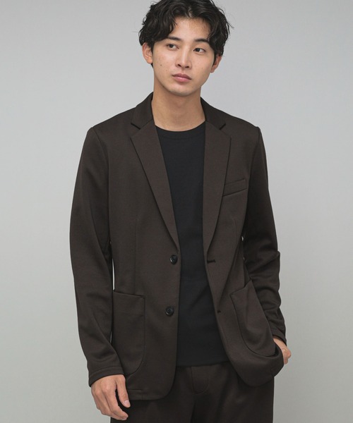 NANO universe（ナノユニバース）の「ポリエステルダンボール セットアップ / ジャケット＆パンツ（セットアップ・メンズ・ネイビー/チャコール・L/M/S）」の6枚目の写真