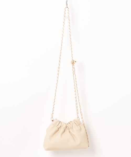 高見え♪ 韓国デザイン エコレザー チェーン バケットバッグ BAG e9ea4e05381f7bfd6aec730736ee12