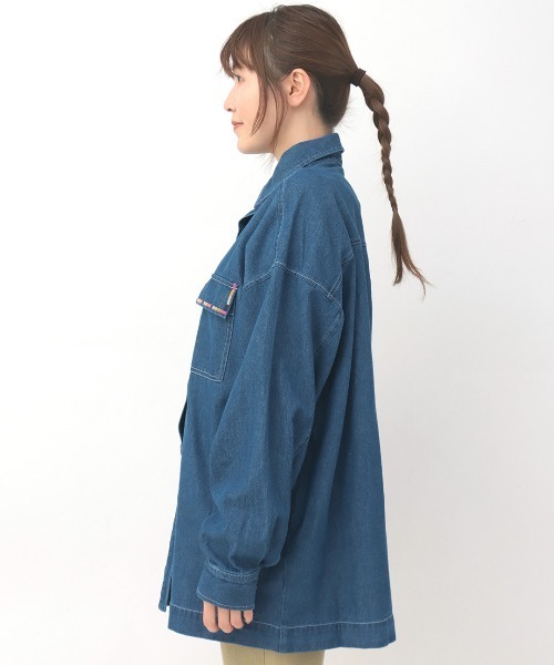 チチカカ(チチカカ)の「ライトオンスデニムシャツ【ユニセックス】(シャツ/ブラウス・メンズ・インディゴブルー/ブルー・FREE)」の17枚目の写真