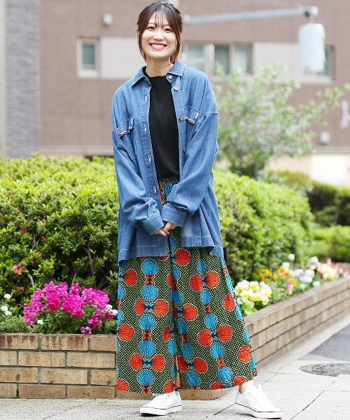 チチカカ(チチカカ)の「ライトオンスデニムシャツ【ユニセックス】(シャツ/ブラウス・メンズ・インディゴブルー/ブルー・FREE)」の22枚目の写真