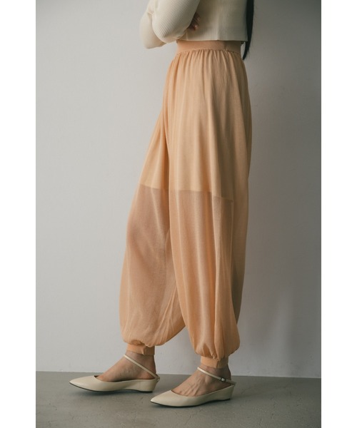 *STAUD* シアーかぎ編みニットスパンコールフレアパンツ 楽天市場】麻タッチ 透かし編みニット トップス レディース 春夏