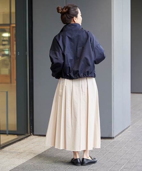 B.C STOCK(ベーセーストック)の「フレアタックスカート(スカート・レディース・ベージュ/イエロー/ブラック・SMALL/MEDIUM)」の12枚目の写真