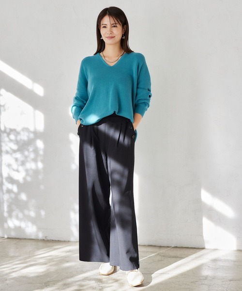 Elura(エルーラ)の「マリンワイドパンツ/996881(その他パンツ・レディース・ブラック/ネイビー/ホワイト・MEDIUM/LARGE)」の21枚目の写真