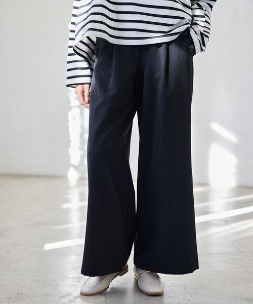 Elura(エルーラ)の「マリンワイドパンツ/996881(その他パンツ・レディース・ブラック/ネイビー/ホワイト・MEDIUM/LARGE)」の16枚目の写真