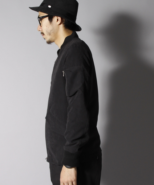 AMERICAN RAG CIE（アメリカンラグシー）の「AMERICAN RAG CIE ミリタリーL-2型ナイロンブルゾン / 113-AMG-M152-BL601（ミリタリージャケット・メンズ・ブラック/バーガンディー・1/3/2）」の15枚目の写真