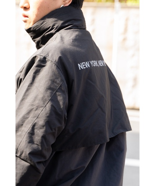 Manhattan Portage（マンハッタンポーテージ）の「【 Manhattan Portage / マンハッタンポーテージ 】フィールド ジャケット ナイロン 24SS-MP-M560 MNF（ナイロンジャケット・メンズ・ブラック・L/M）」の4枚目の写真