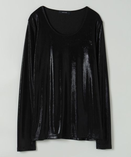 JEANASIS(ジーナシス)の「アソートグリッターLS TEE/106498(Tシャツ/カットソー・レディース・ブラック系その他/グレー系その他/ホワイト系その他・FREE)」の2枚目の写真
