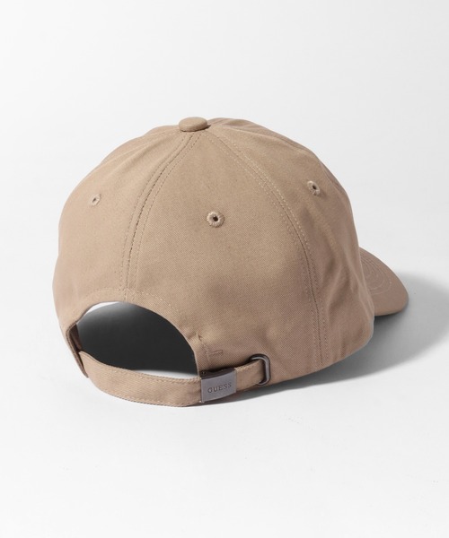 Guess（ゲス）の「【GUESS/ゲス】コットンツイル ワンポイントローキャップ（キャップ・メンズ・ベージュ/ホワイト/ブラック・FREE）」の6枚目の写真