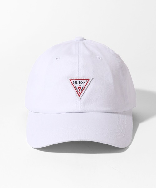 Guess（ゲス）の「【GUESS/ゲス】コットンツイル ワンポイントローキャップ（キャップ・メンズ・ベージュ/ホワイト/ブラック・FREE）」の15枚目の写真