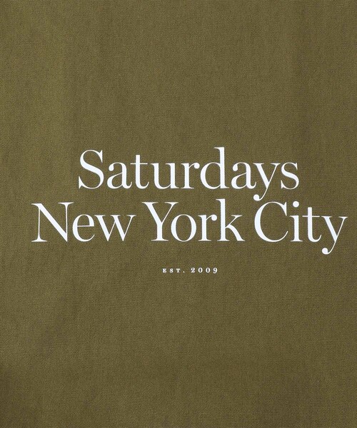Saturdays NYC（サタデーズ ニューヨークシティ ）の「Miller Standard Tote（トートバッグ・メンズ・オリーブ/オフホワイト/ブラック・FREE）」の10枚目の写真