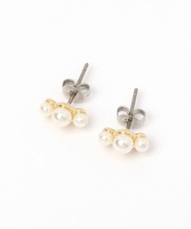 ラインプチパールピアス / 104318