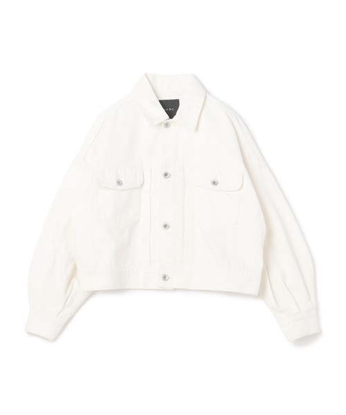 N.O.R.C（ノーク）の「ボリュームスリーブデニムジャケット（デニムジャケット・レディース・オフホワイト/ブルー・フリー）」の18枚目の写真