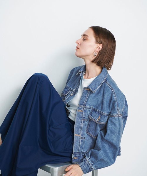 N.O.R.C（ノーク）の「ボリュームスリーブデニムジャケット（デニム