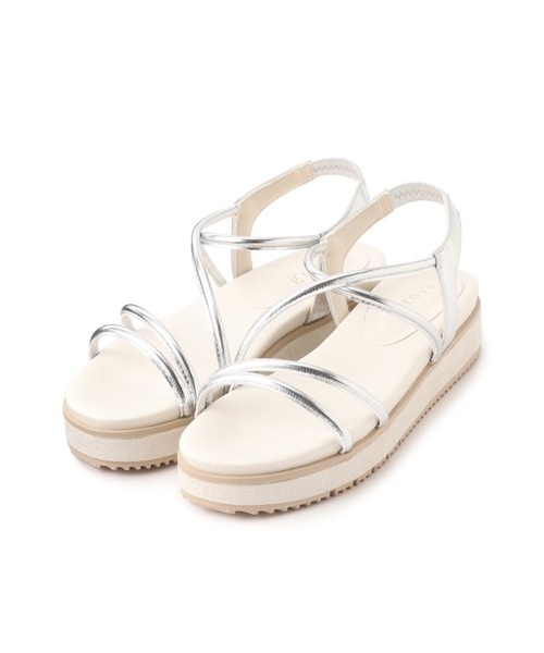 grove（グローブ）の「◆【人間工学】ふわフィットサンダル（サンダル・レディース・ブラック/シルバー/アイボリー/ベージュ系その他7・M/L/S）」の6枚目の写真