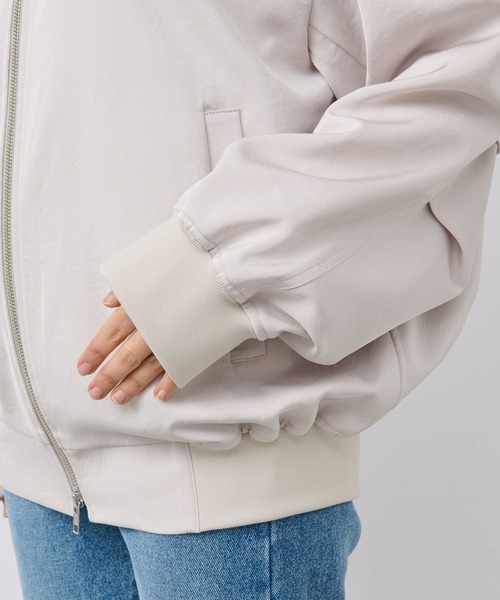 RIVE DROITE（リヴドロワ）の「サテンライトブルゾン（ブルゾン