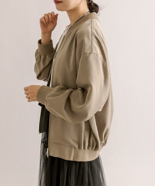 RIVE DROITE(リヴドロワ)の「サテンライトブルゾン(ブルゾン・レディース・カーキ/グレー系その他・FREE)」の22枚目の写真