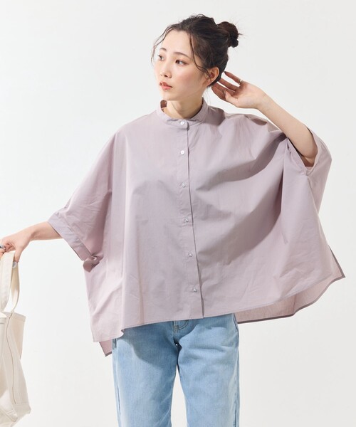 限定展開ドルマンスリーブワイドビッグブロードシャツ