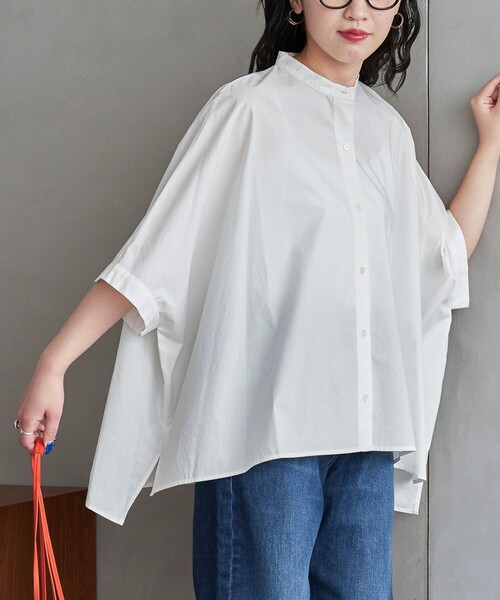 限定展開ドルマンスリーブワイドビッグブロードシャツ