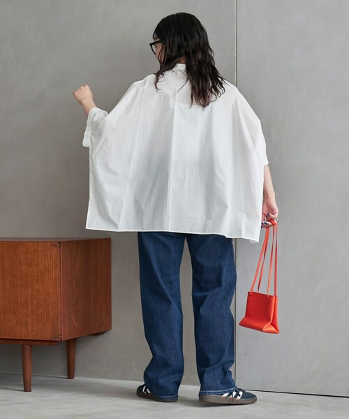 限定展開ドルマンスリーブワイドビッグブロードシャツ