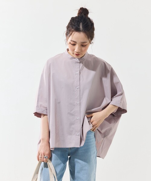 限定展開ドルマンスリーブワイドビッグブロードシャツ