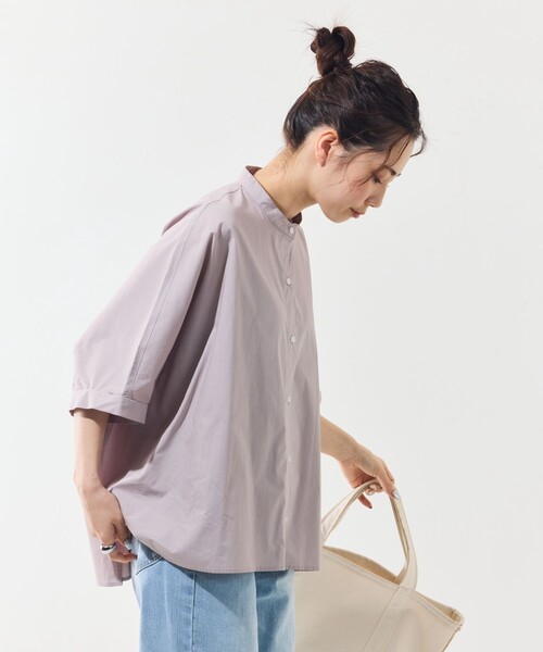 限定展開ドルマンスリーブワイドビッグブロードシャツ