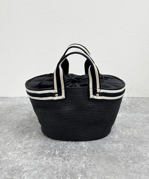 fredy emue（フレディエミュ）の「テープハンドルPPブレードバッグ（トートバッグ・レディース・ベージュ/ブラック・FREE）」の9枚目の写真