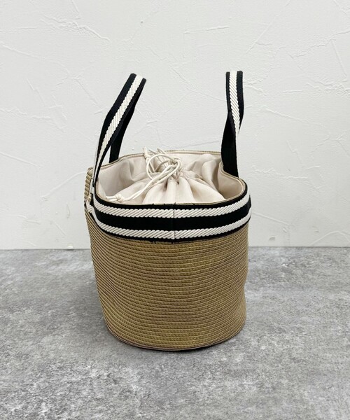 fredy emue（フレディエミュ）の「テープハンドルPPブレードバッグ（トートバッグ・レディース・ベージュ/ブラック・FREE）」の11枚目の写真