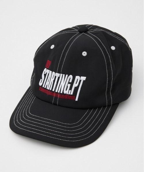 SLY（スライ）の「BI COLOR STITCH LOGO CAP バイカラー ステッチ ロゴ キャップ（キャップ・レディース・ブラック/ブラウン・FREE）」の3枚目の写真