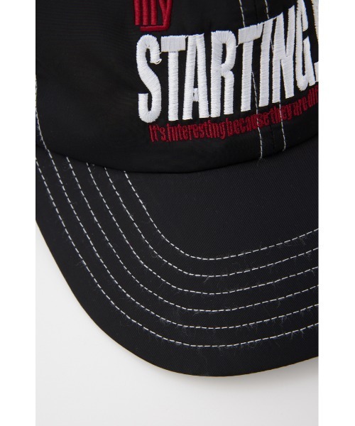 SLY（スライ）の「BI COLOR STITCH LOGO CAP バイカラー ステッチ ロゴ キャップ（キャップ・レディース・ブラック/ブラウン・FREE）」の8枚目の写真