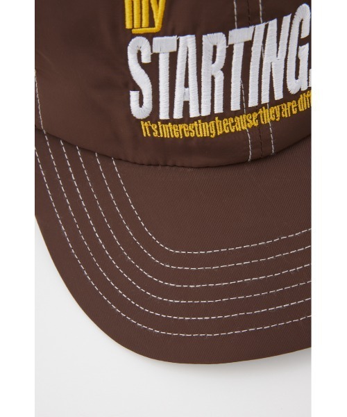 SLY（スライ）の「BI COLOR STITCH LOGO CAP バイカラー ステッチ ロゴ キャップ（キャップ・レディース・ブラック/ブラウン・FREE）」の18枚目の写真