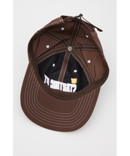 SLY（スライ）の「BI COLOR STITCH LOGO CAP バイカラー ステッチ ロゴ キャップ（キャップ・レディース・ブラック/ブラウン・FREE）」の21枚目の写真