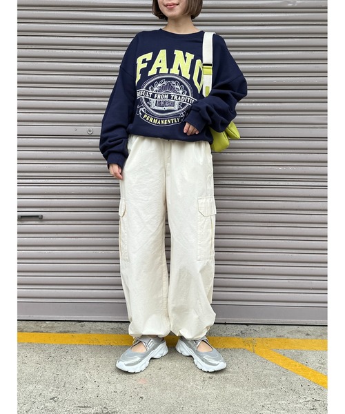 LEPSIM（レプシィム）の「コットンナイロンミリタリーカーゴパンツ　107975（カーゴパンツ・レディース・カーキ/アイボリー/チャコールグレー・FREE）」の17枚目の写真