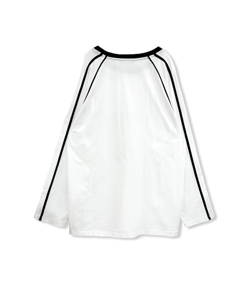 ANDGEEBEE（アンジービー）の「UNISEX ユニフォームロゴロンT（Tシャツ/カットソー・レディース・チャコールグレー/ホワイト・FREE）」の9枚目の写真