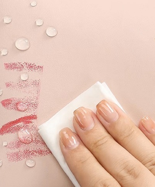 Miniministore（ミニミニストア）の「大容量トラベルコスメポーチ 持ち運び収納（ポーチ・レディース・ピンク/モカ/オフホワイト/ブラック/ハウンドトゥース・FREE）」の8枚目の写真