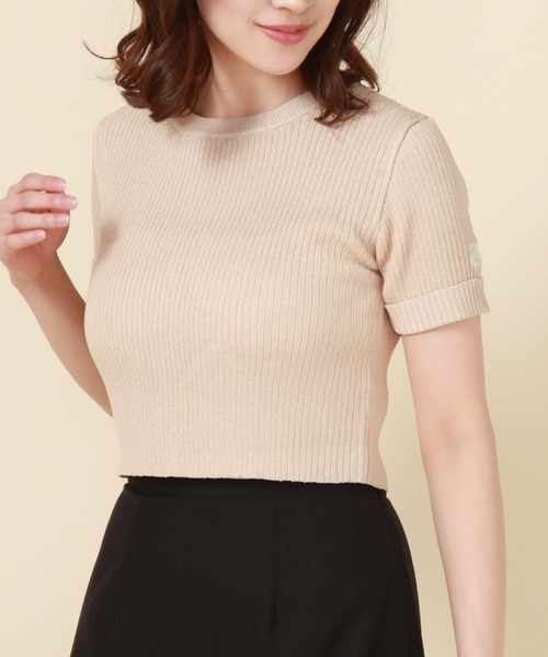 archives（アルシーヴ）の「二重臼コンパクトリブニット（ニット/セーター・レディース・オレンジ/グリーン/オフホワイト/ブルー・MEDIUM）」の13枚目の写真