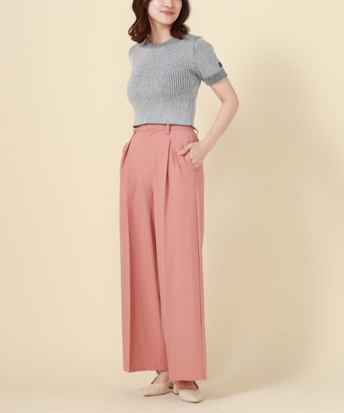 archives（アルシーヴ）の「二重臼コンパクトリブニット（ニット/セーター・レディース・オレンジ/グリーン/オフホワイト/ブルー・MEDIUM）」の10枚目の写真