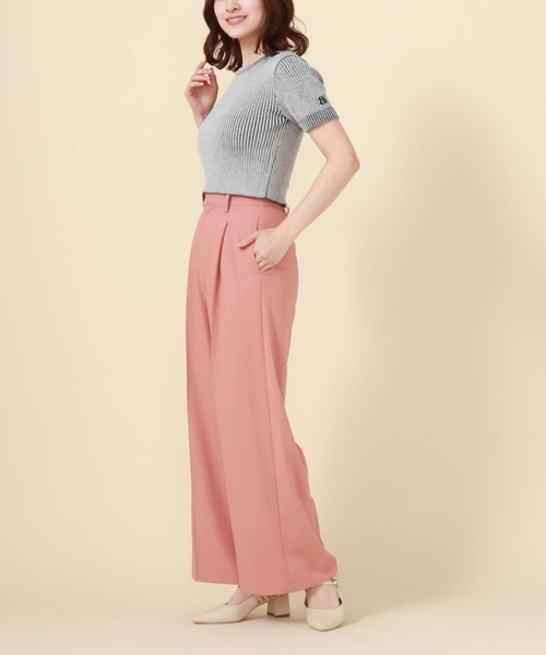 archives（アルシーヴ）の「二重臼コンパクトリブニット（ニット/セーター・レディース・オレンジ/グリーン/オフホワイト/ブルー・MEDIUM）」の8枚目の写真