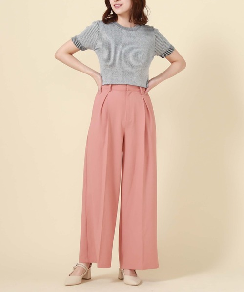 archives（アルシーヴ）の「二重臼コンパクトリブニット（ニット/セーター・レディース・オレンジ/グリーン/オフホワイト/ブルー・MEDIUM）」の9枚目の写真