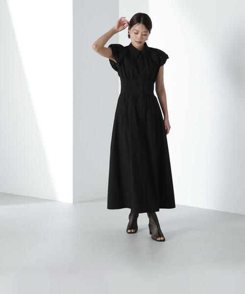 NATURAL BEAUTY BASIC バルーンスリーブシャツワンピース NATURAL BEAUTY BASIC（ナチュラルビューティーベーシック）の