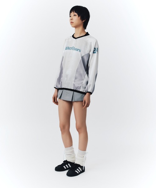 FCMM（エフシーエムエム）の「【日本限定アイテム】AFTERHOURS PULLOVER / アフターアワープルオーバー（ジャージ・メンズ・ホワイト/ブラウン・MEDIUM/LARGE）」の3枚目の写真