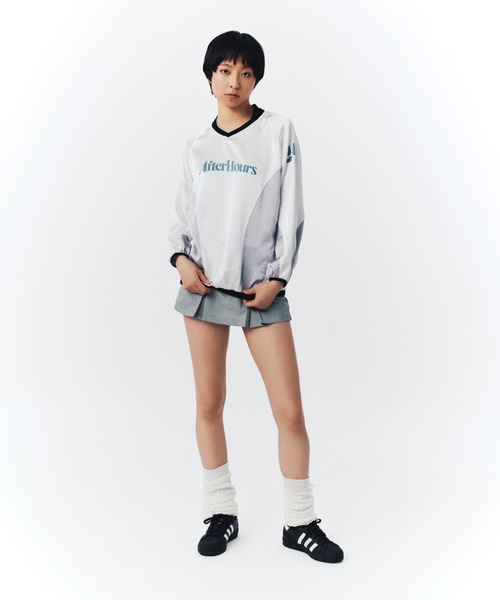 FCMM（エフシーエムエム）の「【日本限定アイテム】AFTERHOURS PULLOVER / アフターアワープルオーバー（ジャージ・メンズ・ホワイト/ブラウン・MEDIUM/LARGE）」の4枚目の写真