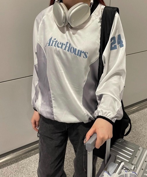 FCMM（エフシーエムエム）の「【日本限定アイテム】AFTERHOURS PULLOVER / アフターアワープルオーバー（ジャージ・メンズ・ホワイト/ブラウン・MEDIUM/LARGE）」の7枚目の写真