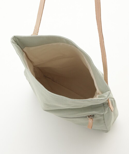 &Bridge(アンドブリッジ)の「Earth Made (アースメイド) 布地ショルダーバッグ(MT)(ショルダーバッグ・レディース・グリーン・99)」の3枚目の写真