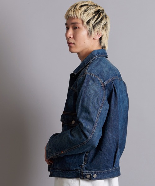 EDWIN（エドウィン）の「EDWIN 505 50DENIM JACKET（デニムジャケット・メンズ・ダークインディゴブルー・XL/L/M）」の8枚目の写真