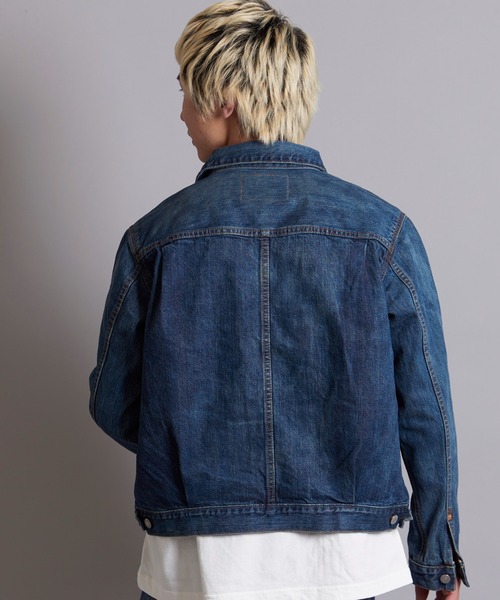 EDWIN（エドウィン）の「EDWIN 505 50DENIM JACKET（デニムジャケット・メンズ・ダークインディゴブルー・XL/L/M）」の6枚目の写真