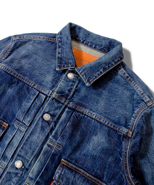 EDWIN（エドウィン）の「EDWIN 505 50DENIM JACKET（デニムジャケット・メンズ・ダークインディゴブルー・XL/L/M）」の14枚目の写真