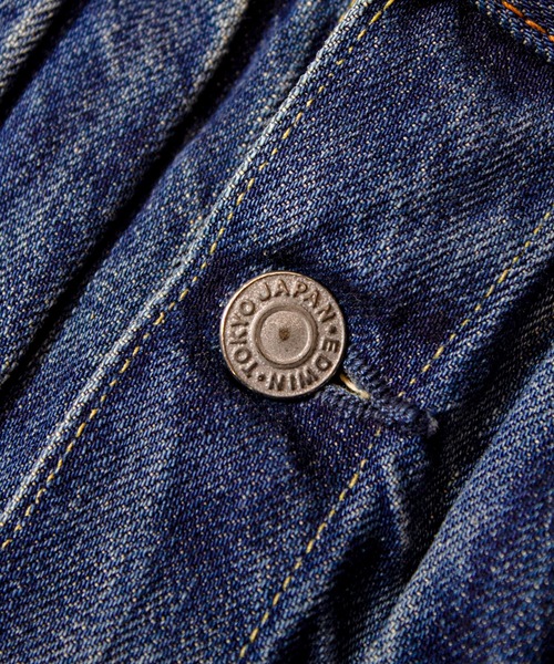 EDWIN（エドウィン）の「EDWIN 505 50DENIM JACKET（デニムジャケット・メンズ・ダークインディゴブルー・XL/L/M）」の15枚目の写真